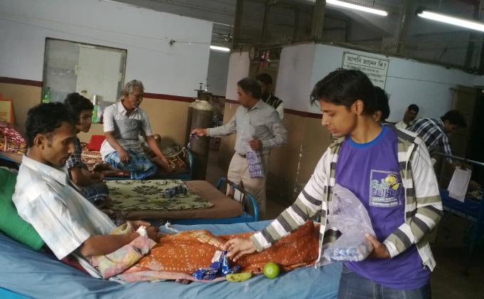 FRUIT DISTRIBUTION TO HOSPITAL PATIENTS