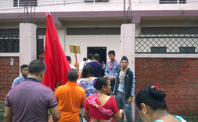 Service at Gain Jatra