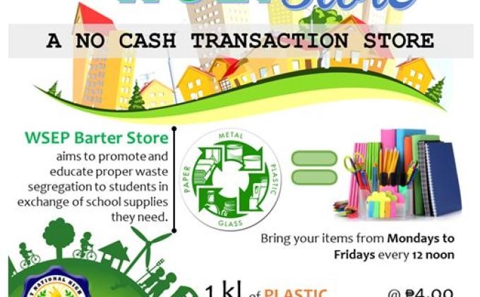 WSEP BARTER STORE ( a NO CASH TRANSACTION STORE )