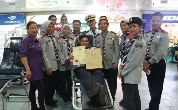 76 PAIN DARAH DIKUMPULKAN PENGAKAP LABUAN