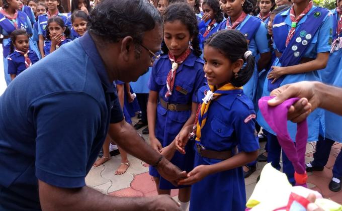 World Scarf day celebrations & sharing the message with little ones!