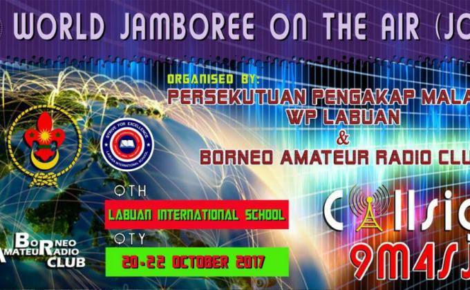PENGAKAP LABUAN SERTAI JAMBORI DUNIA DI UDARA (JOTA) KE-61 & DI INTERNET (JOTI) KE-21 