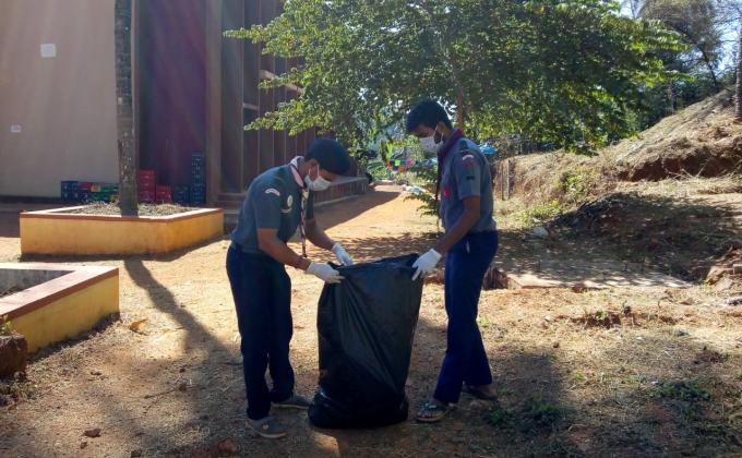 community service in our college premises