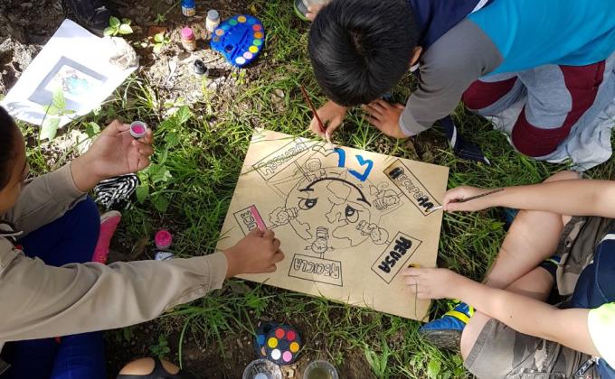 DIA DE LA BUENA ACCION GRUPO SCOUT LA SALLE TARIJA