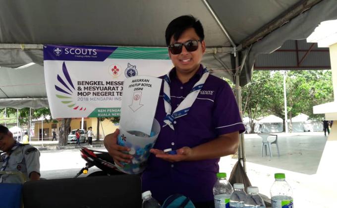 SW Voluntary Service: WalkSide by Rovs Project - Bottle Caps Challenge conquering the National Cub Scouts Corroboree 2018!