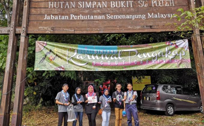  "WalkSide by Rovs Project" Collecting bottle caps at Karnival Pengakap Bukit Bintang, Kempori Gombak and Street Cleaning