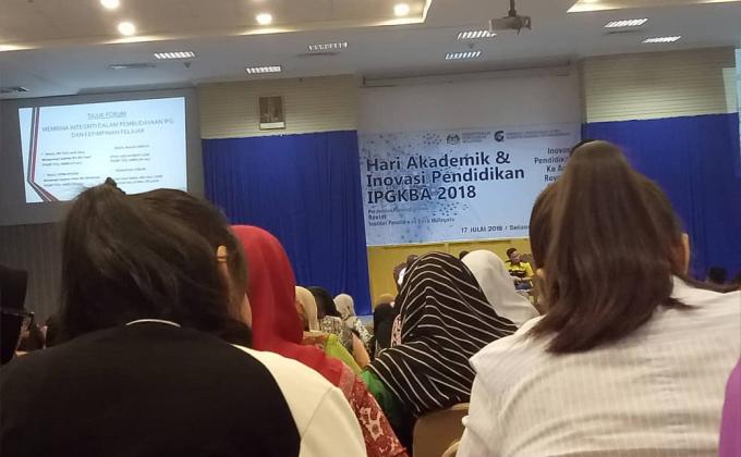 Perhimpunan Siswa Pendidik dan Forum Integriti anjuran SPRM