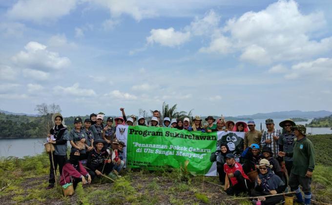 Penanaman Pokok Di Batang Ai, Sarawak