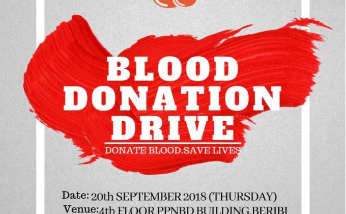BLOOD DONATION DRIVE IN CONJUNCTION WITH INTERNATIONAL DAY OF PEACE AND ROVER CENTENARY