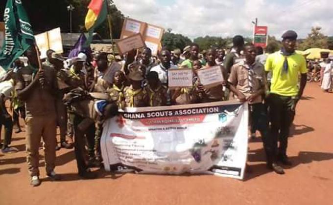 Scouts fight against drug abuse in Yendi