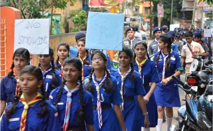 participated in peace rally 
