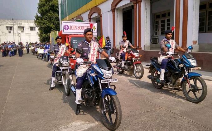 Rally on spread scouting and join scouting and celebrating closing ceremony of 100 years of rovering. 