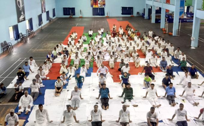 CELEBRATED 5TH  INTERNATIONAL YOGA DAY