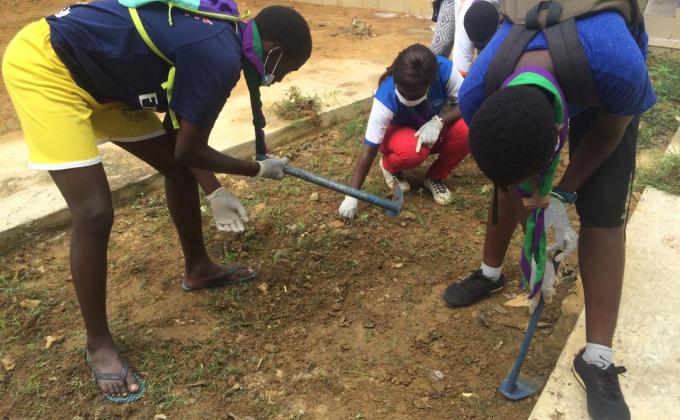 Activité communautaire éclaireur District Abidjan Angré