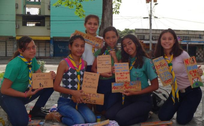 creando conciencia ecológica y sin violencia