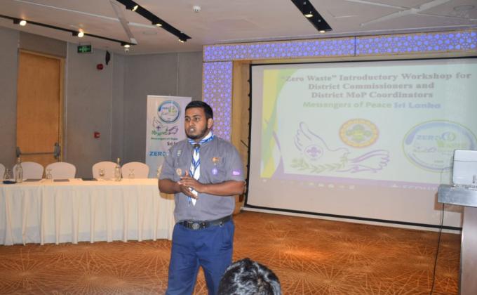 Introduction on Scout.org web to Messengers of Peace District Coordinator’s on "Zero Waste" MOP Workshop