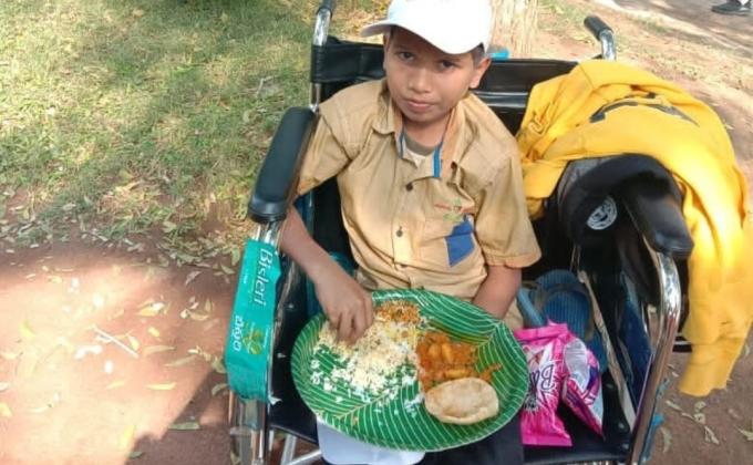 A day with the Specially Abled Children