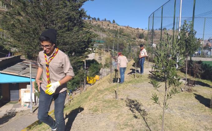 Limpieza del Distrito Scout la Paz