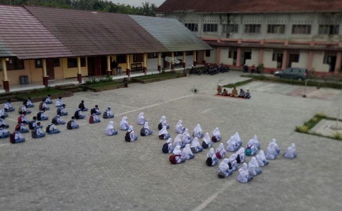 SIMULASI TATAP MUKA PASCA COVID 19 SMKN 1 KOTARAJA