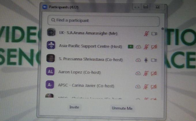 partisipating the opening cweromoney of APR-MOP Conference