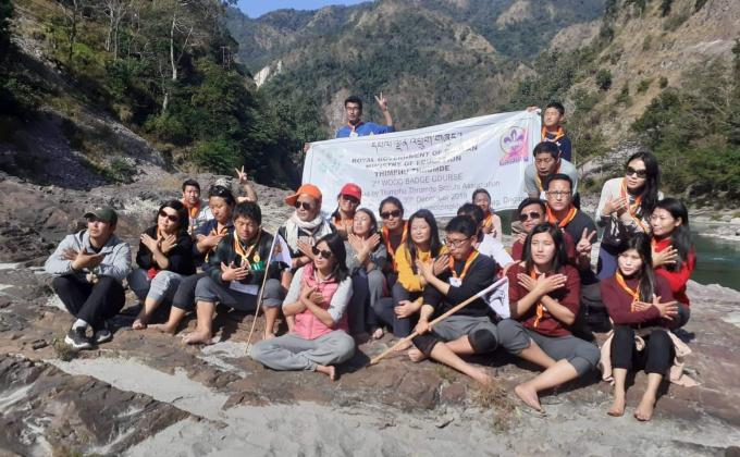 100 years of Wood Badge Course at Karmaling, Dagana