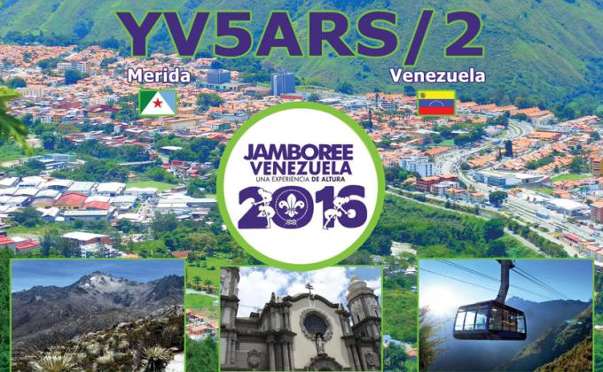 JAMBOREE VENEZUELA 2016  YV5ARS/2   DESDE 11 AL 16 SEPTIEMBRE