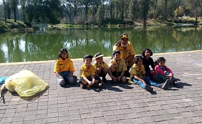 Azcapotzalco 63 Lobato Oonai presenta evidencias para obtener insignia ORO mares limpios