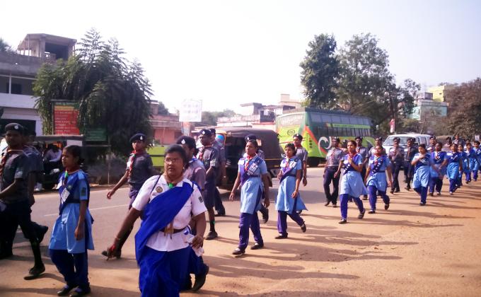 Awareness rally on road safety