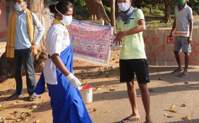 Food Distribution at Kureibaga Village