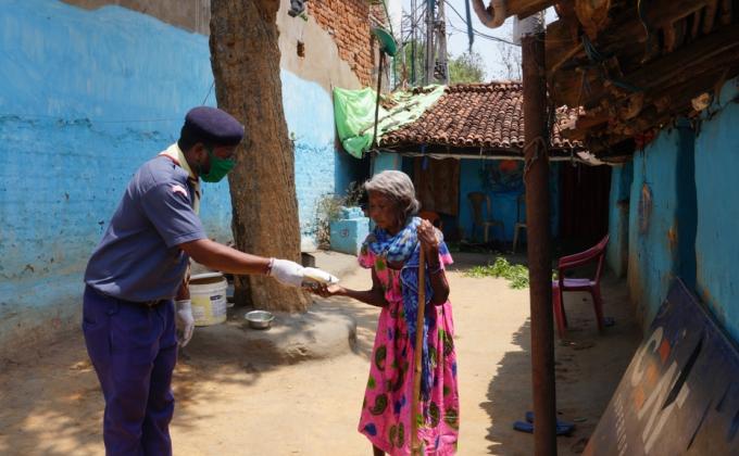 Milk packets distributed at Litipada village of Bargaon Block