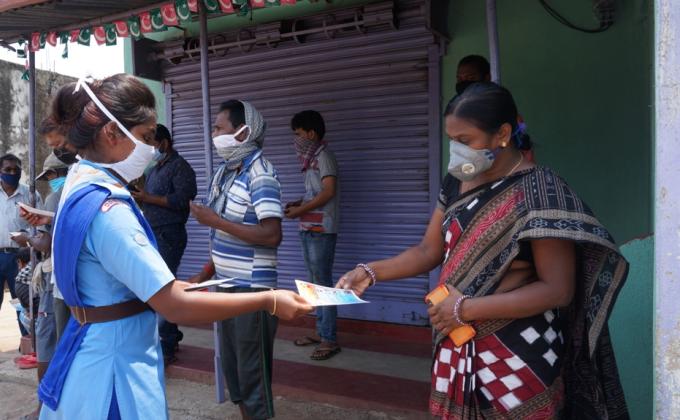 Awareness campaign at Rampur village of Balisankara Block