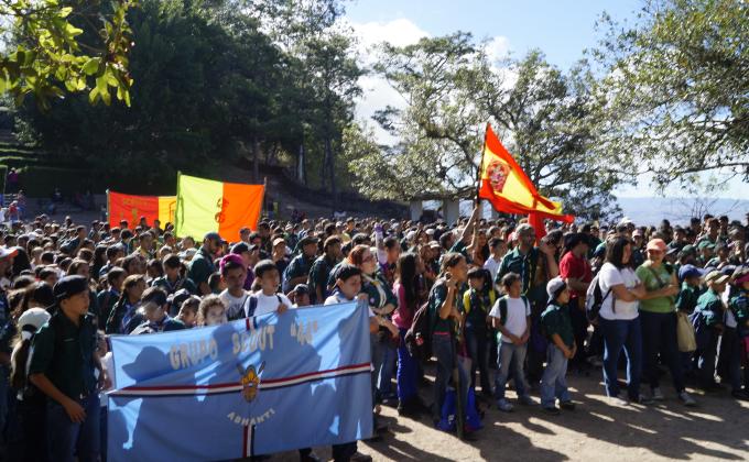 Cierre Semana Scout 2015, Scouts de Honduras 