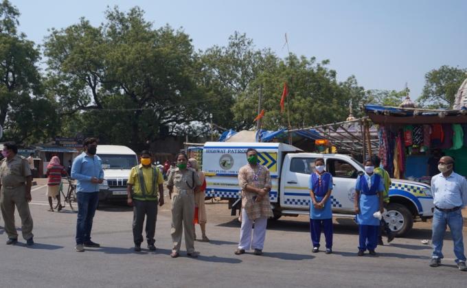 400 Masks distributed to the needy people of Bargaon at public places of Bargaon