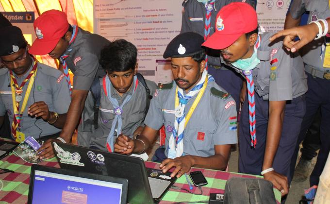 Give some support towards MOP during 17th national jamboree