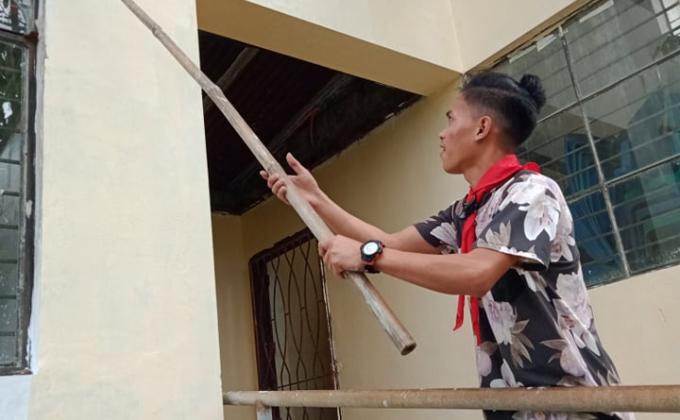ENHANCEMENT OF HOME ECONOMICS BUILDING (REMOVING THE OLD PAINT COAT and REPAINTING THE WALL ( INTERIOR & EXTERIOR)