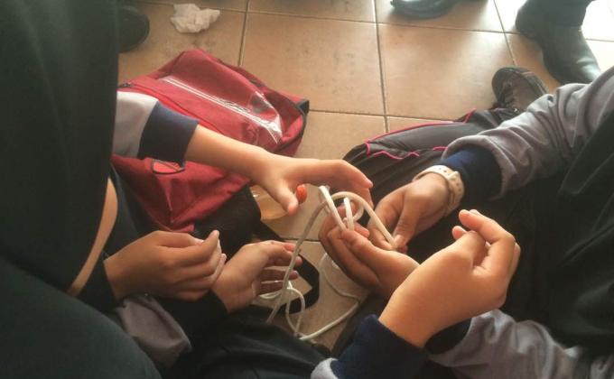 Aktiviti Kokurikulum Pengakap-Ikatan Bunga Geti di SK Taman Anggerik