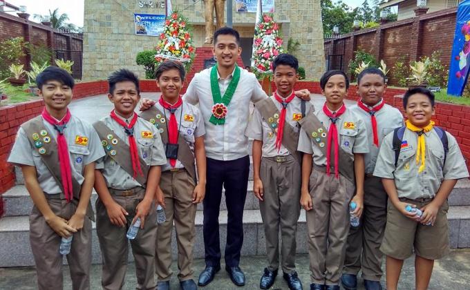 Scouts at Ablan Day