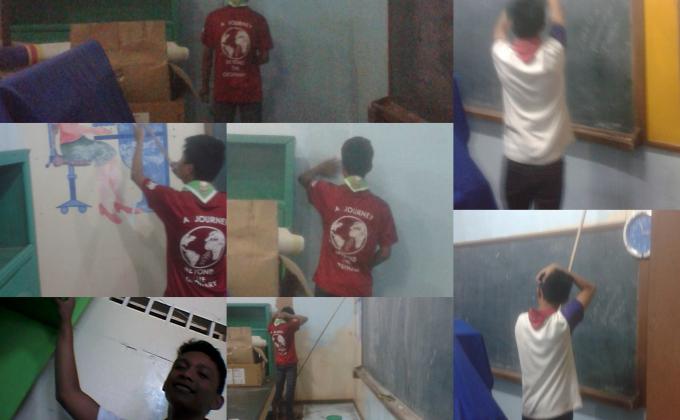 Senior Scout part of Brigada Eskwela (MOP)