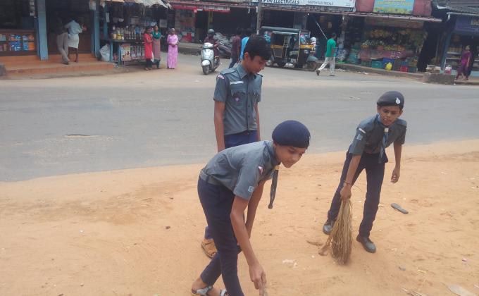 Road cleaning