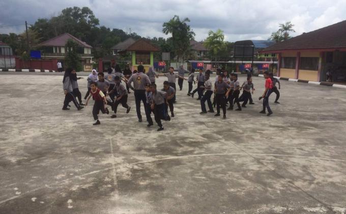 Aktiviti Kokurikulum Pengakap-Istiadat Laung Agung di SK Taman Anggerik