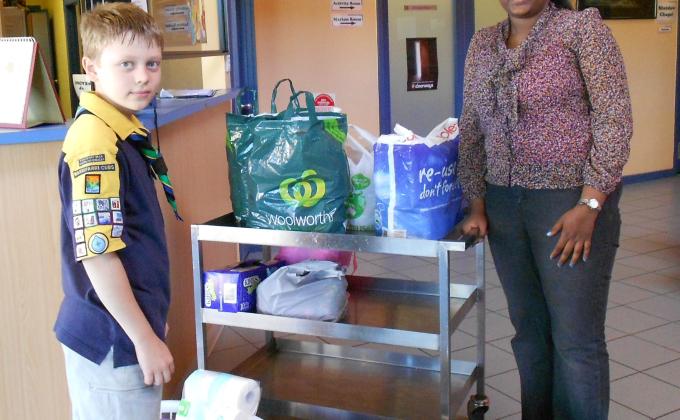 Flagstaff Hill Scout Group 2013 Christmas Appeal with Salvation Army