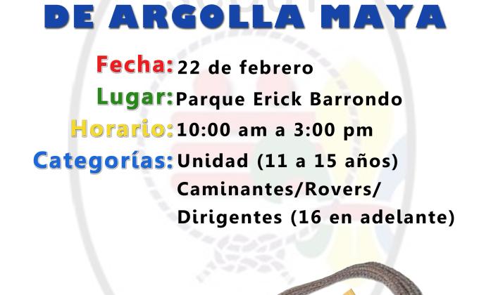 Torneo Argolla Maya de la Amistad Scout