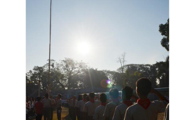 flag ceremony leaders