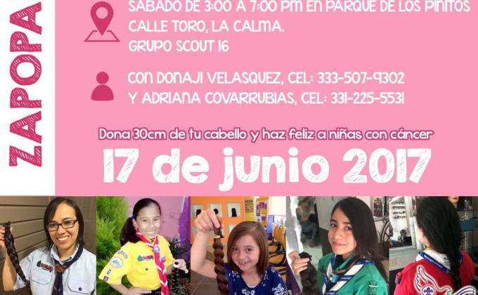 Dona tu cabello, dona esperanza, Zapopan 2017