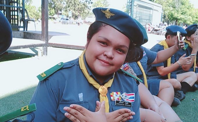 เข้าร่วมอบรม​ลูกเสือ​วันสันติภาพ​