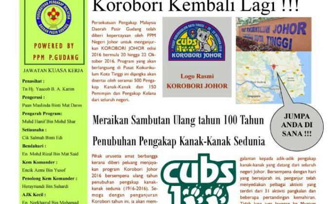 Korobori Johor 2016