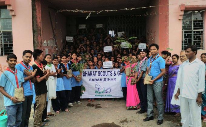 Plantation on world peace day