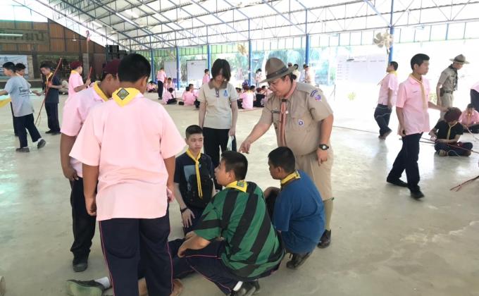 วิทยากรประจำฐาน ทักษะลูกเสือ(บุกเบิก)