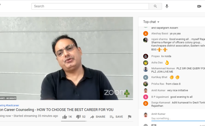 WEBINAR ON CAREER COUNCELLING BY NATIONAL YOUTH COMMITTEE BSG