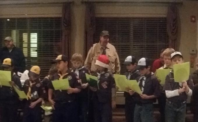 Christmas Caroling at Azle Manor nursing home